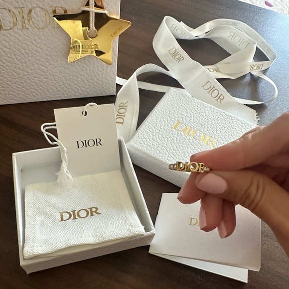 Dior Revolution Ring with care case, box, gift bag, and Dior star trinket ✨ 💍 - Picture 12 of 15